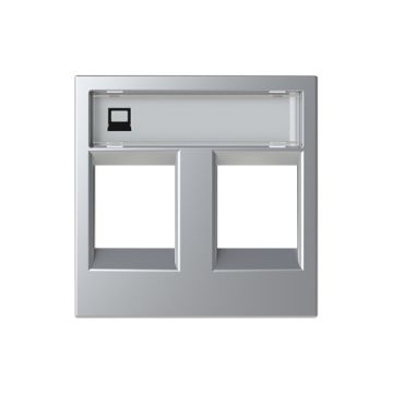 Tapa ventana 2 conectores PL