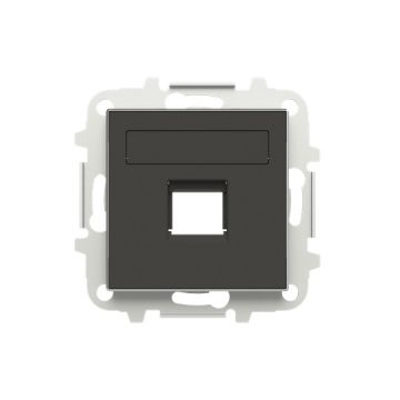Tapa 1 conector con persiana NS