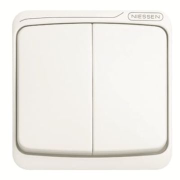Tecla doble interruptor-conmut