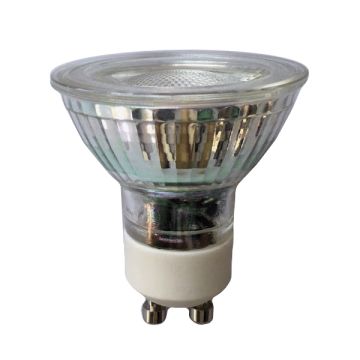LÁMPARA GU10 LED CRISTAL 6W 38° 30K 550lm