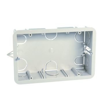 Caja 4 módulos vacía empotrar