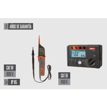 Medidor resistencia aislamiento UT501