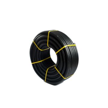 Tubo corrugado forrado diámetro 25 negro