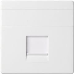 Placa v&d plana cg para 1 rj45 amp