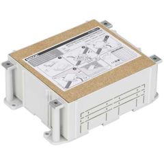 Cubeta plástico caja suelo reg. 2 mód.
