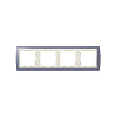 Marco para 4 elementos lila interior marfil simon 82