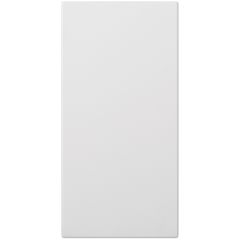 Placa ciega doble blanco
