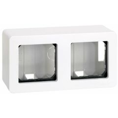 Caja superficie 4 mód. blanco s27 play