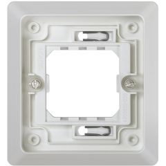 Marco empotrar 1 elemento (gris)