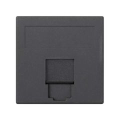 Placa v&d plana cg 1 rj45 keys./syst. gr