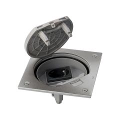 Unidad con base schuko k45 inox