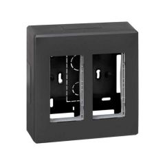 Caja pared superficie 2 mód. dobles gf.