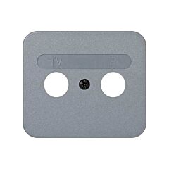 Tapa para toma de r-tv gris simon 75