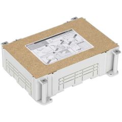 Cubeta plástico caja suelo reg. 4 mód.