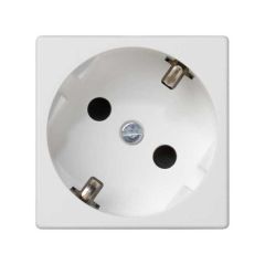 Base enchufe schuko emb.rápido blanco