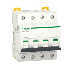 Interruptor Magnetotérmico, Acti9 Ik60n, 4p, 63a, Curva C, 6ka